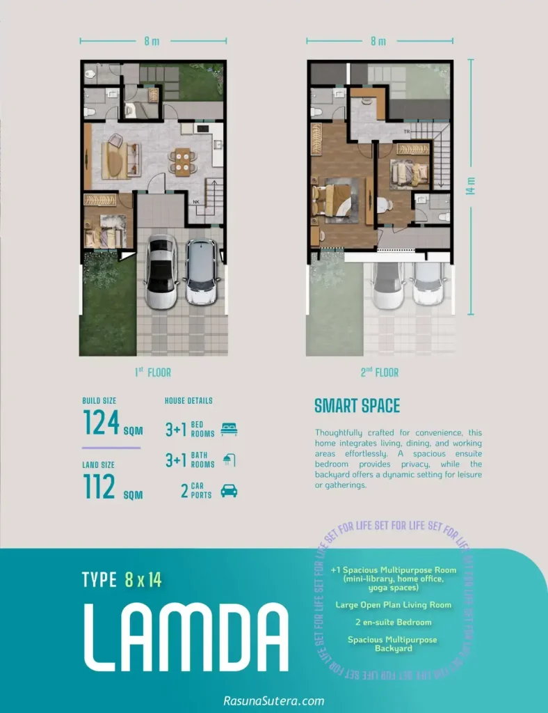 Denah Rumah Vola Tipe Lambda